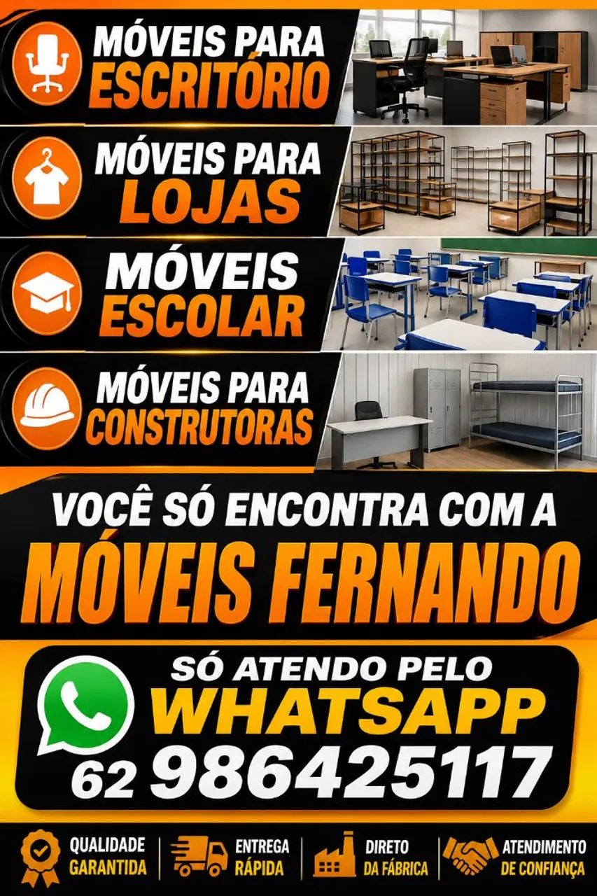 ROUPEIROS DE AÇO E MÓVEIS PARA ESCRITÓRIO 