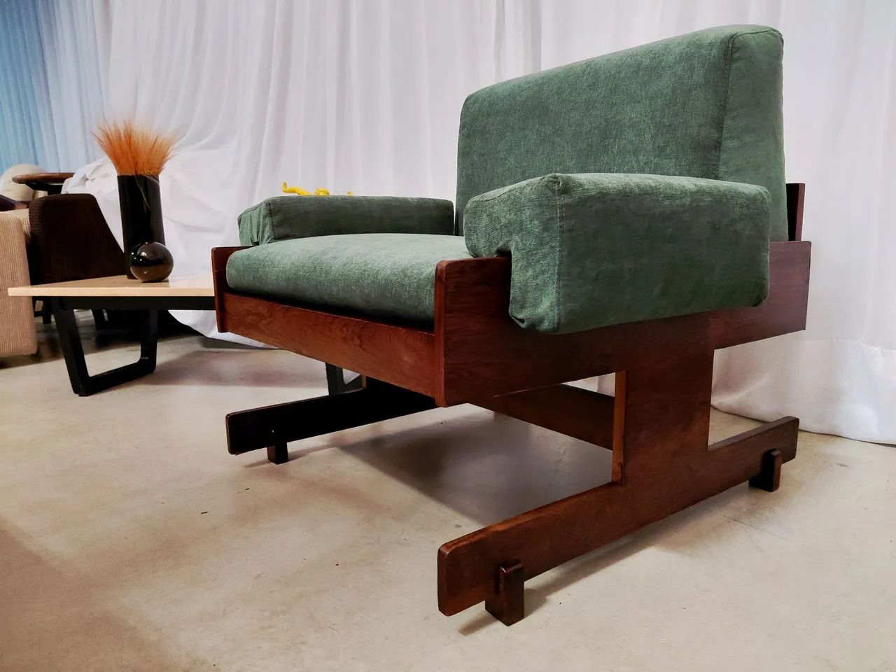 Poltrona Novo Rumo - 1960 - Jacarandá - Modernista- Design  - Foto 2