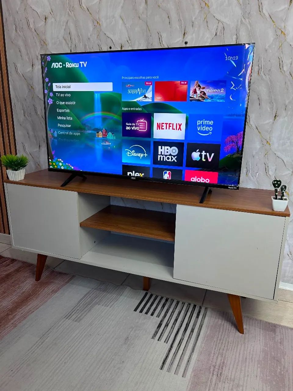 TV SMART AOC 43 POLEGADAS ROKU  - Foto 2
