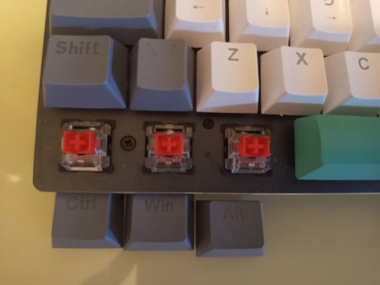 Teclado machenike k500 b61 red switch - Foto 4