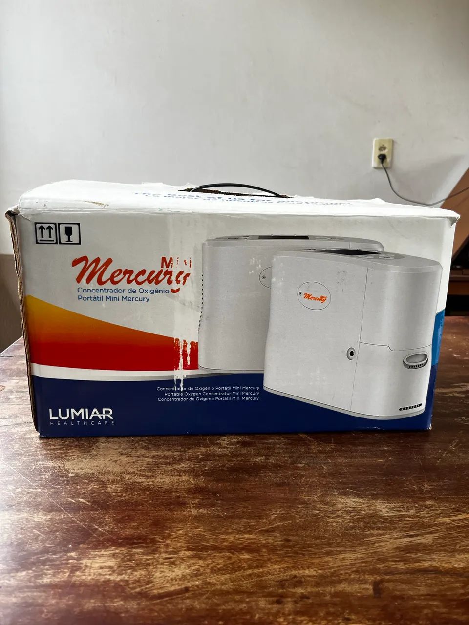 Concentrador de Oxigênio Portátil Mercury - Equipamento Médico Profissional