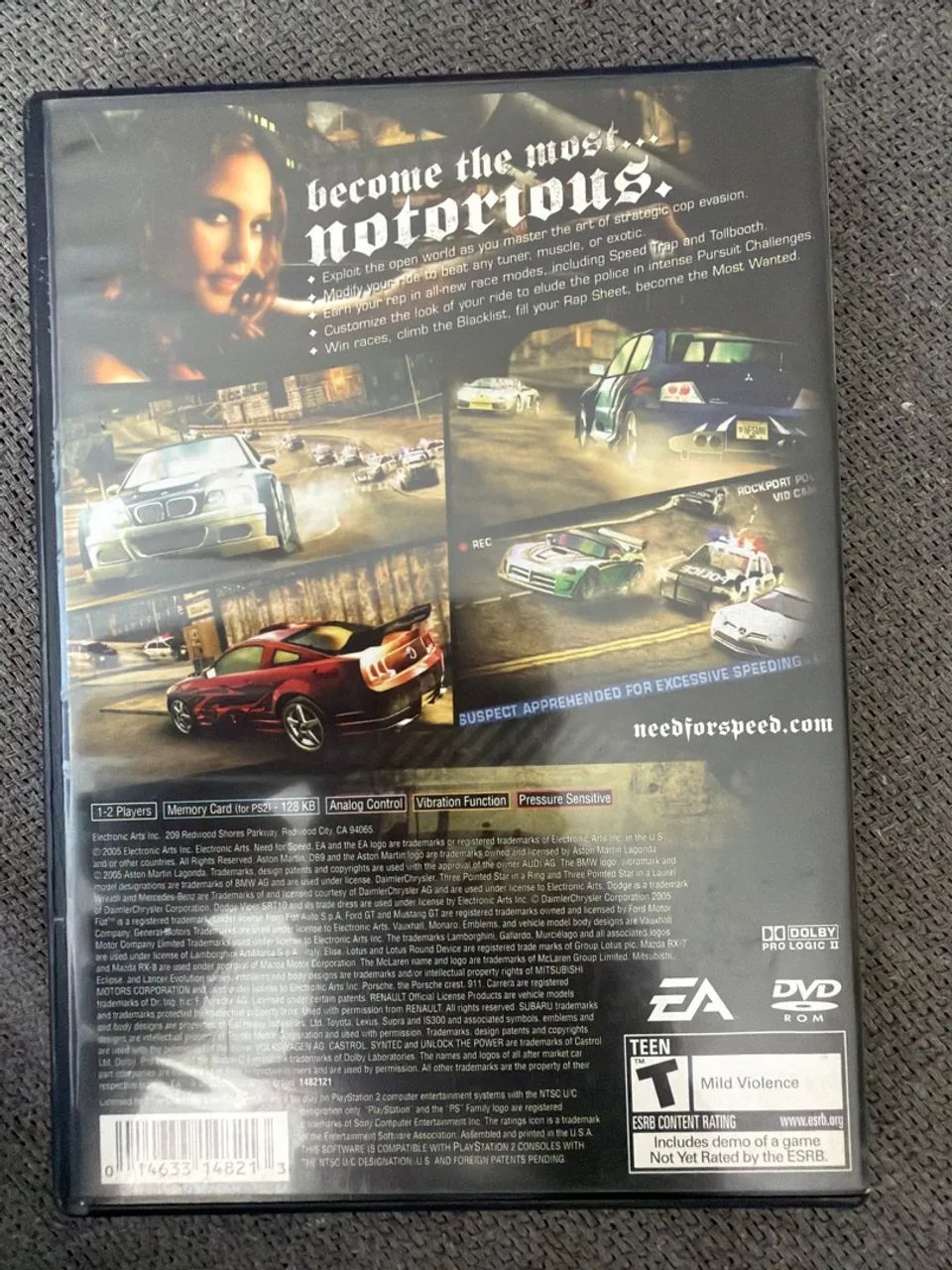 Need for Speed Most Wanted 2005 PS2 - Foto 2