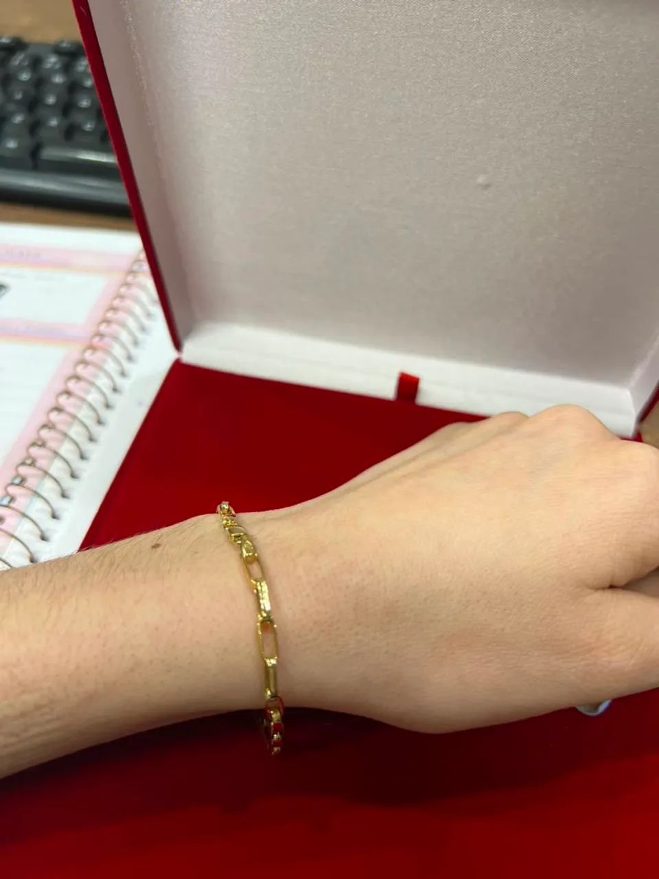 Pulseira de ouro 18k 750 - Foto 3