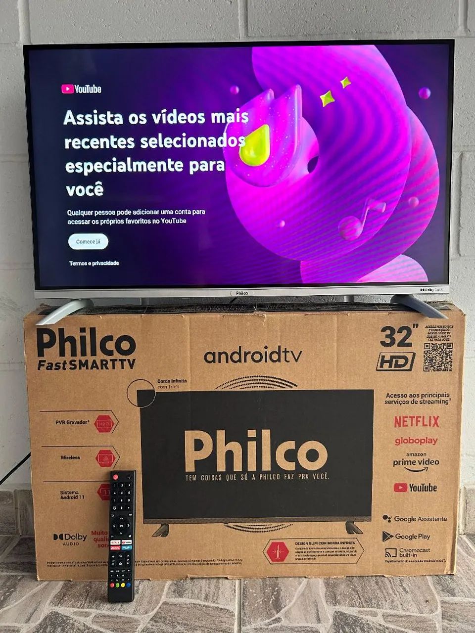 TV SMART PHILCO 32" Android FullHD  - Foto 3