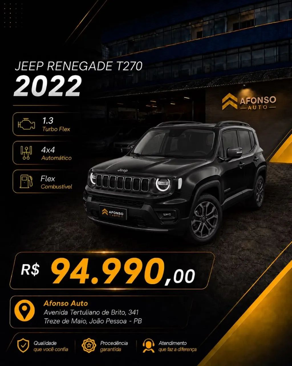 Jeep Renegade Renegade S T270 1.3 TB 4x4 Flex Aut. 2022