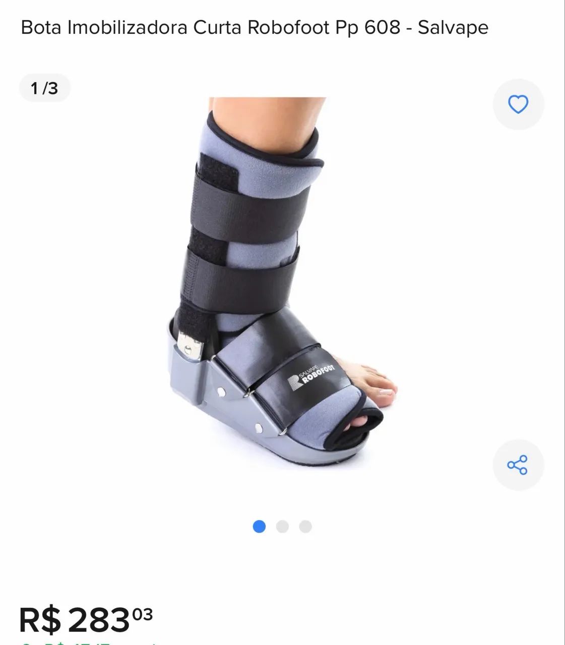 Bota ortopédica Robofoot Salvapé  - Foto 4