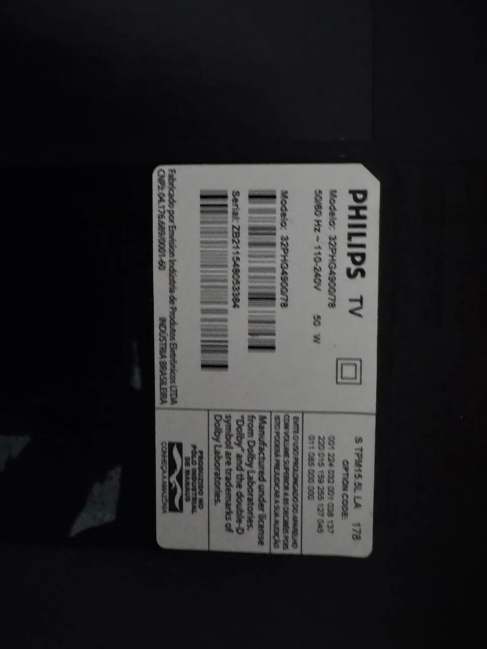 TV Philips 32" - Para Retirada de Peças -Não Testada  - Foto 3