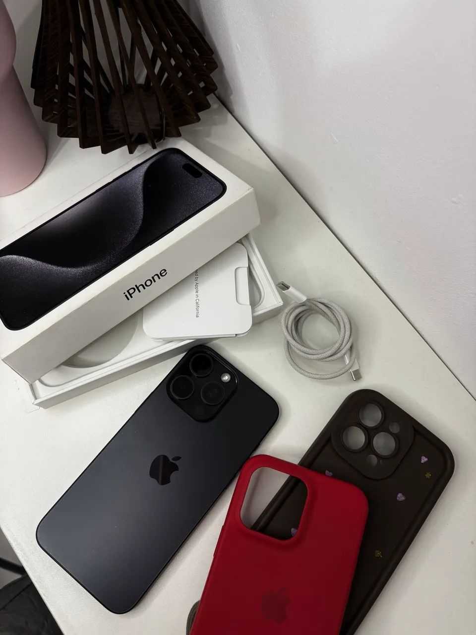 iPhone 15 Pro Max 256gb - Com caixa todo completo  - Foto 5