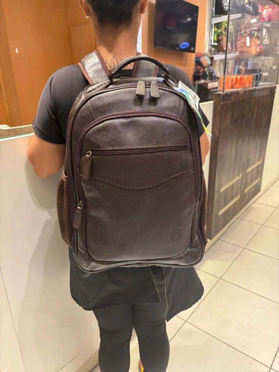 Mochila Executiva em Couro Legítimo  - Foto 5