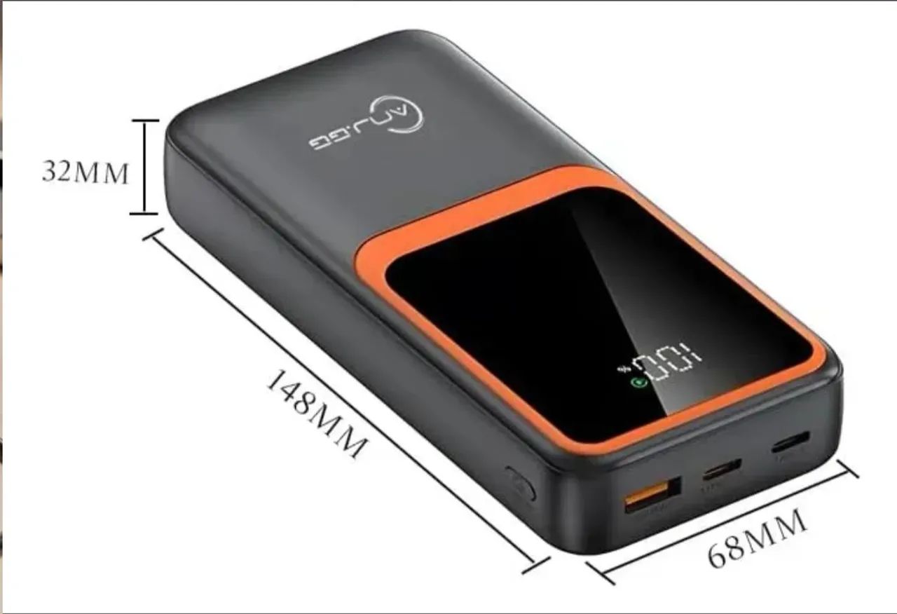 Carredor portátil de 20000mah 33w C/ Display Digital Portátil P/ Iphone E Android - Foto 3