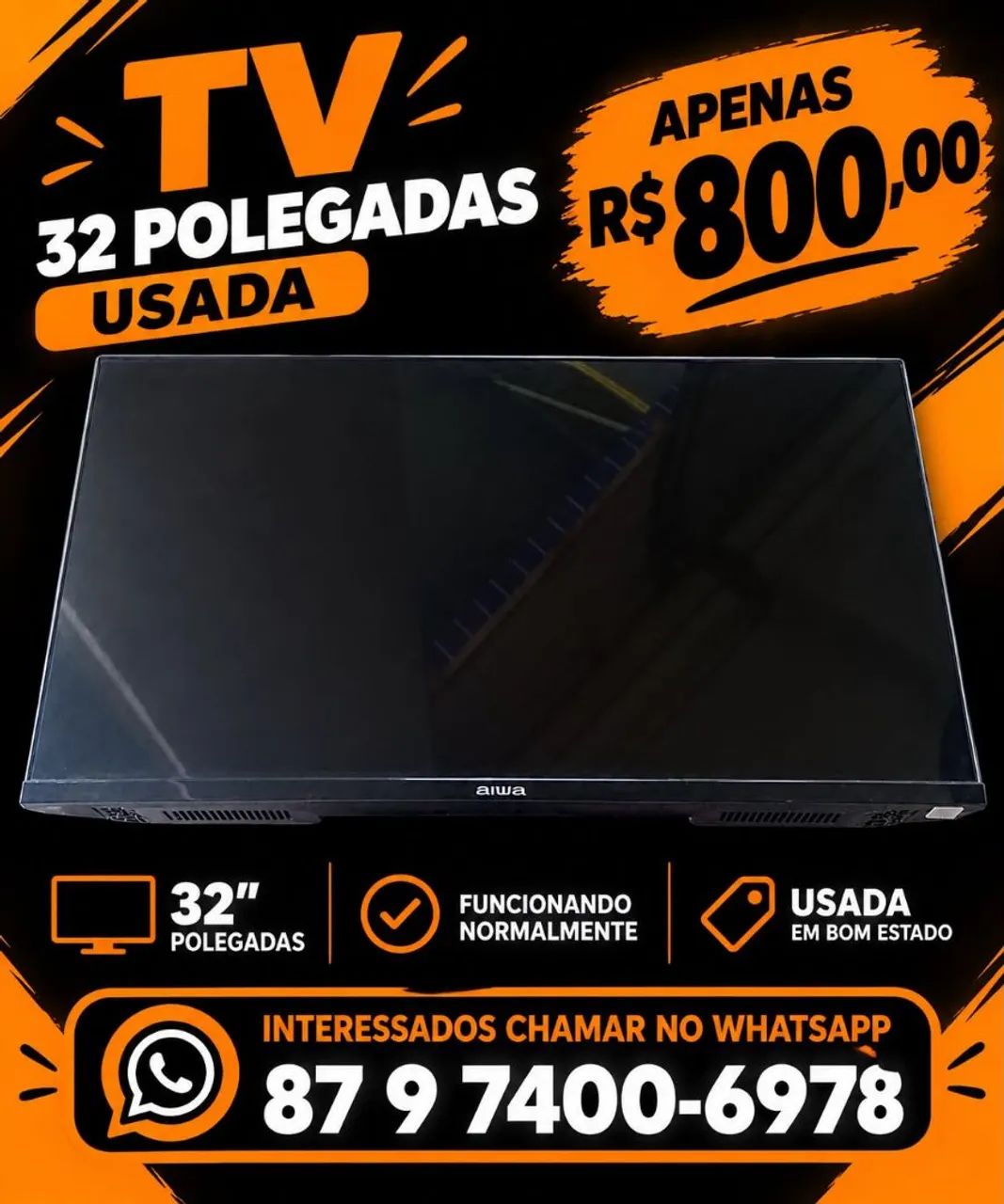 Tv 32  polegadas vendo ou troco por iPhone 