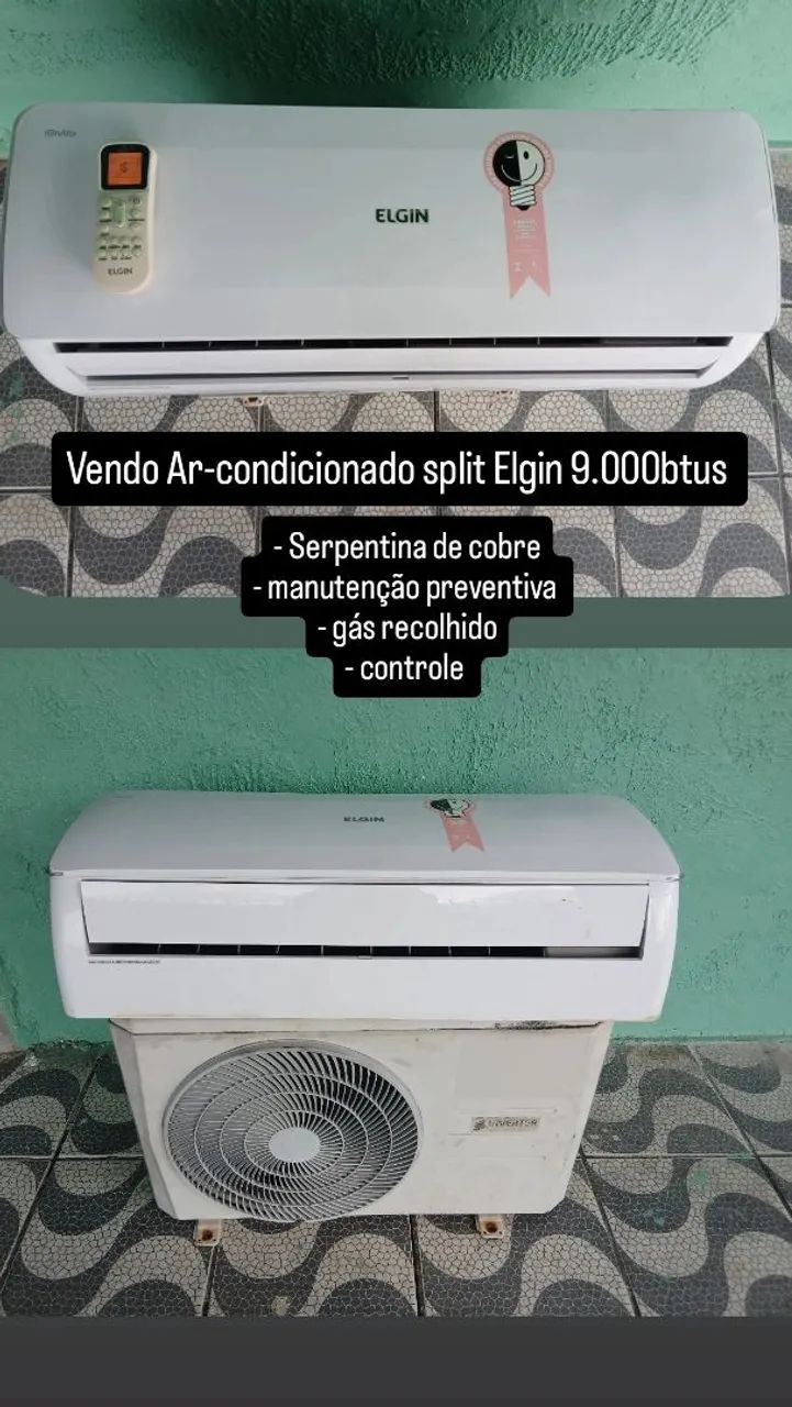Ar-condicionado 9.000btus 