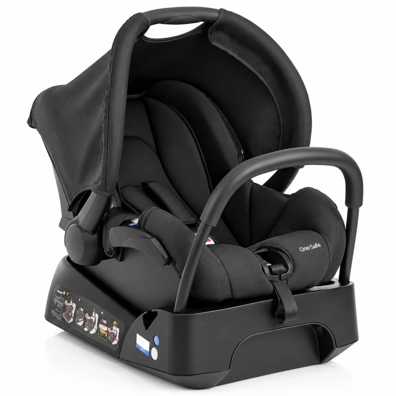 Bebê Conforto Safety 1st Preto com Base