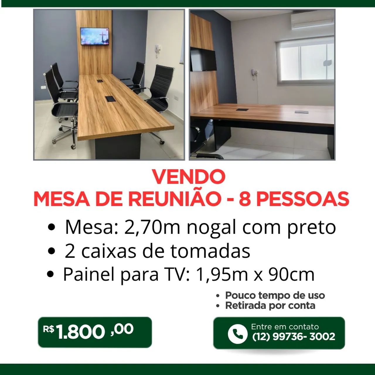 MÓVEIS PARA ESCRITÓRIO - OPORTUNIDADE IMPERDÍVEL 
