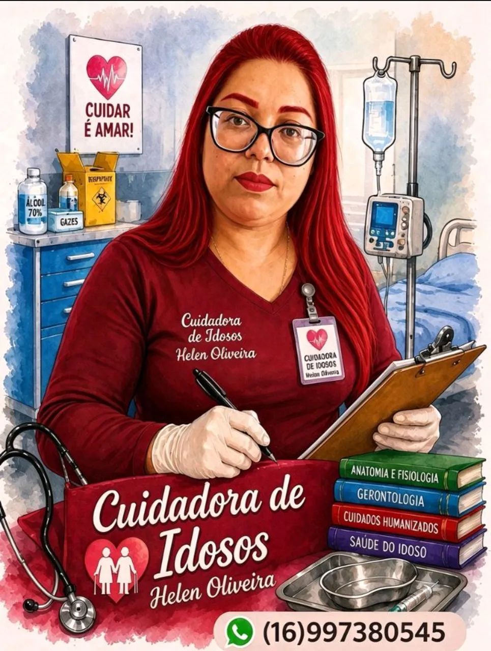 Cuidora hospitalar 