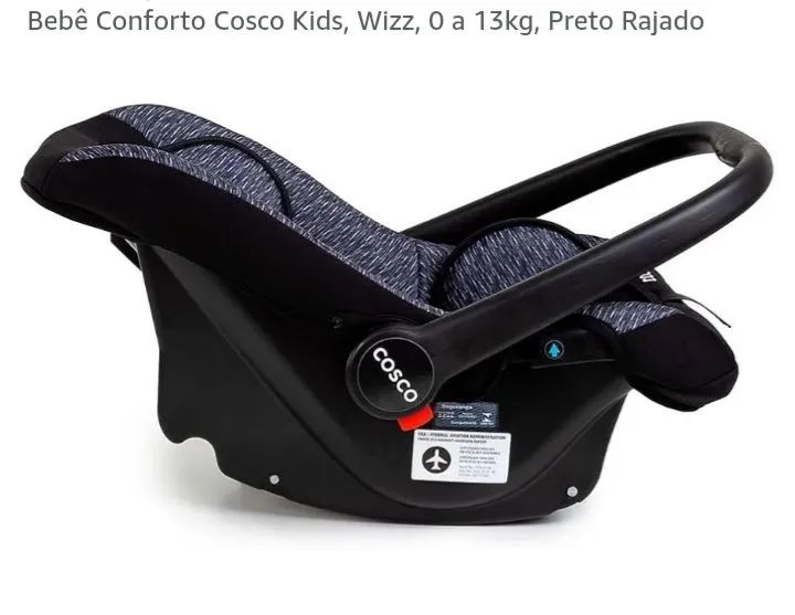 Bebe conforto cosco rajado  - Foto 3