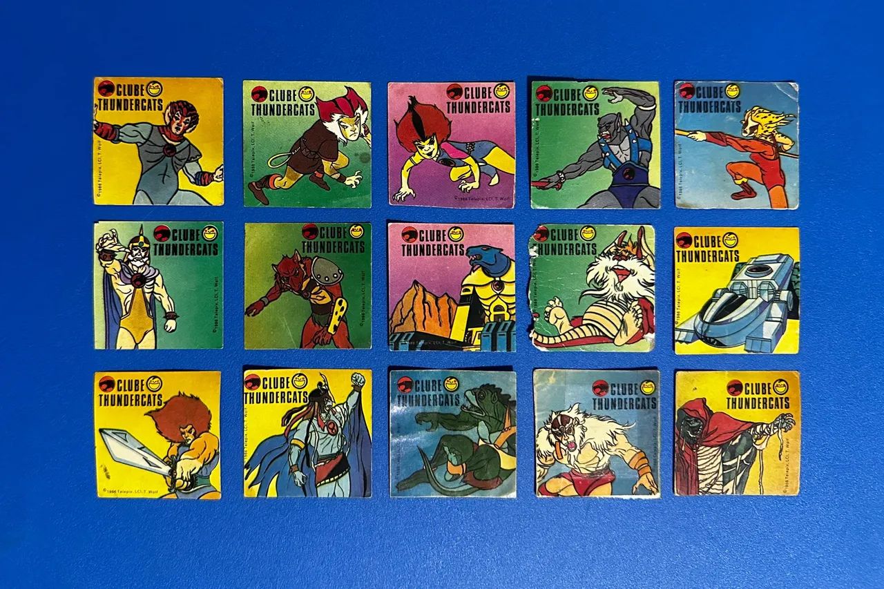 Tazos e Figurinhas Thundercats Elma Chips Original Ótimo 1986