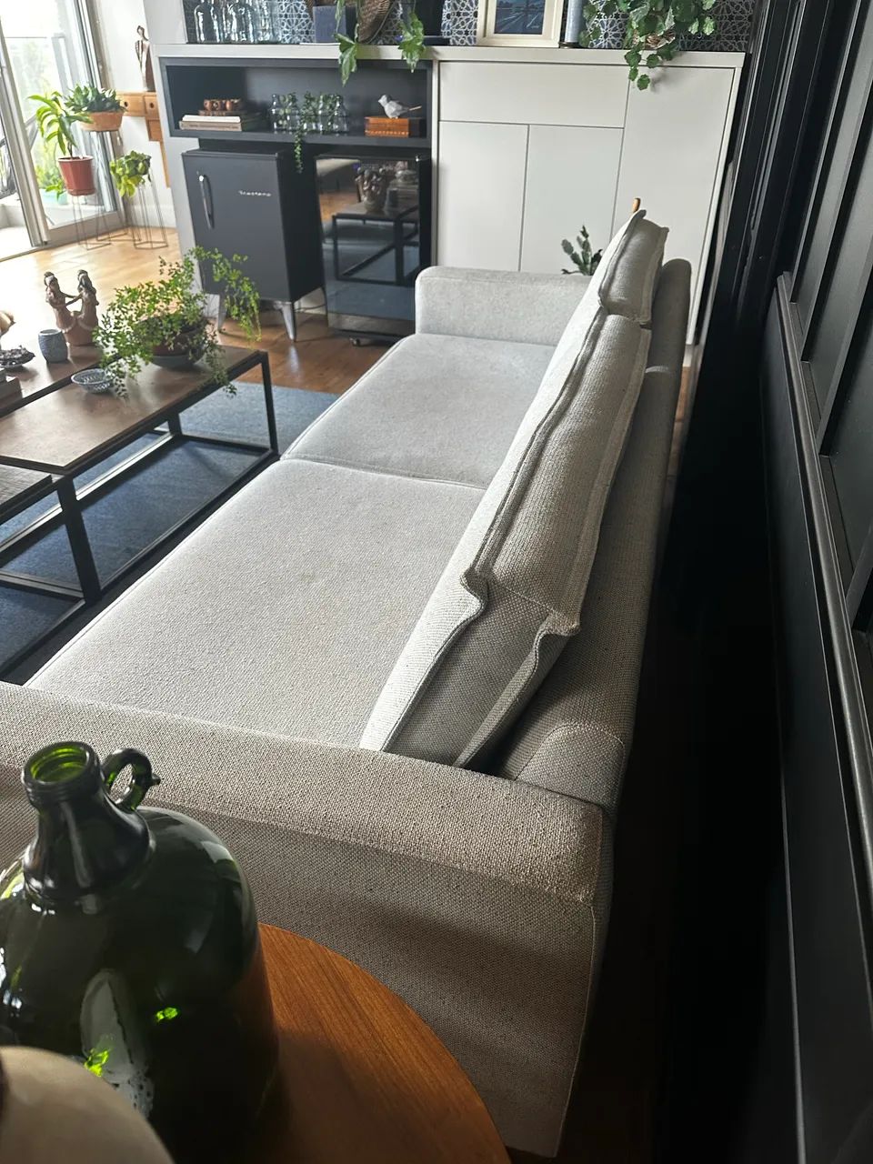 Sofa 3 lugares - D Angelis- Cinza - Foto 2