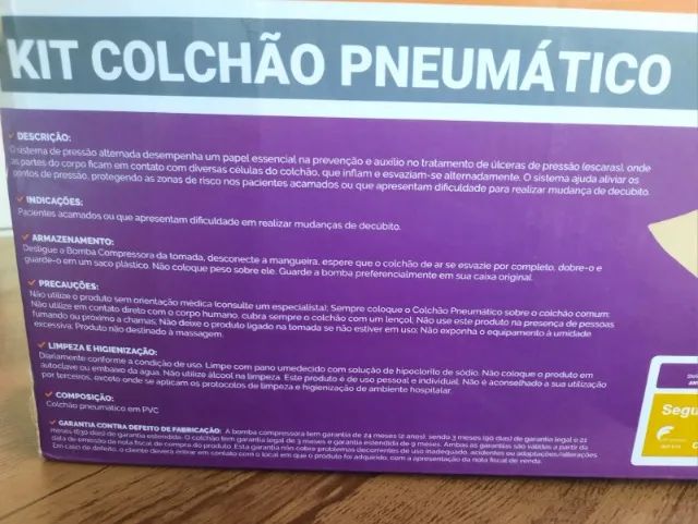 Kit Colchão Pneumático Hidrolight Bivolt - Foto 3