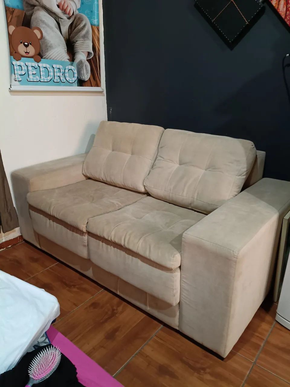 Sofá 2 lugares mais quadro - Foto 2