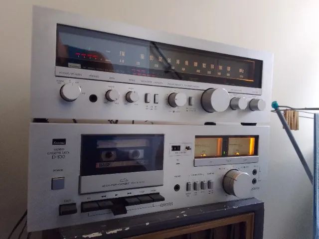 Receiver Sansui R70 e tape deck Sansui D100 - Foto 2