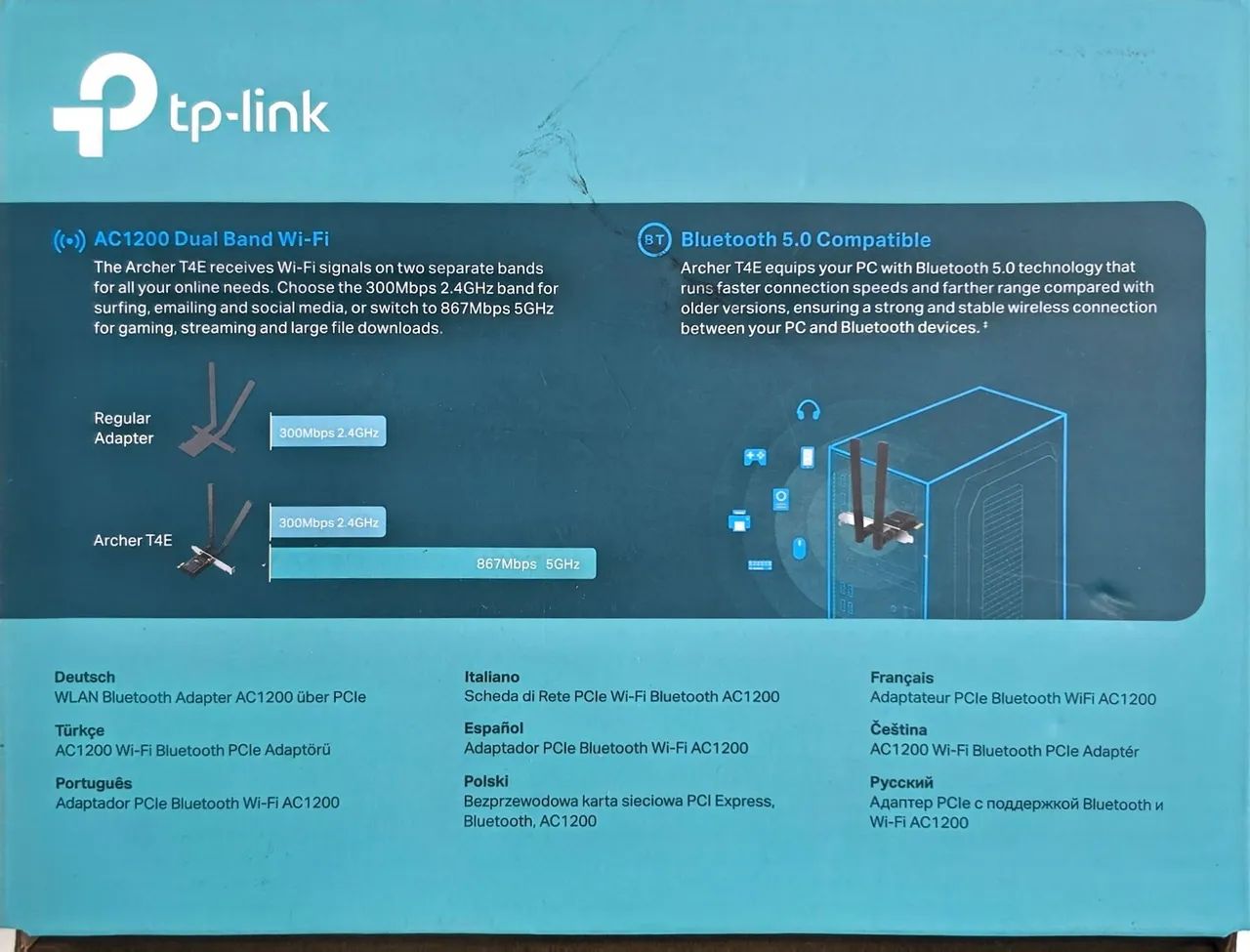 Adaptador Placa de Rede TP-Link Ac1200 Wi-fi Wireless  - Foto 4