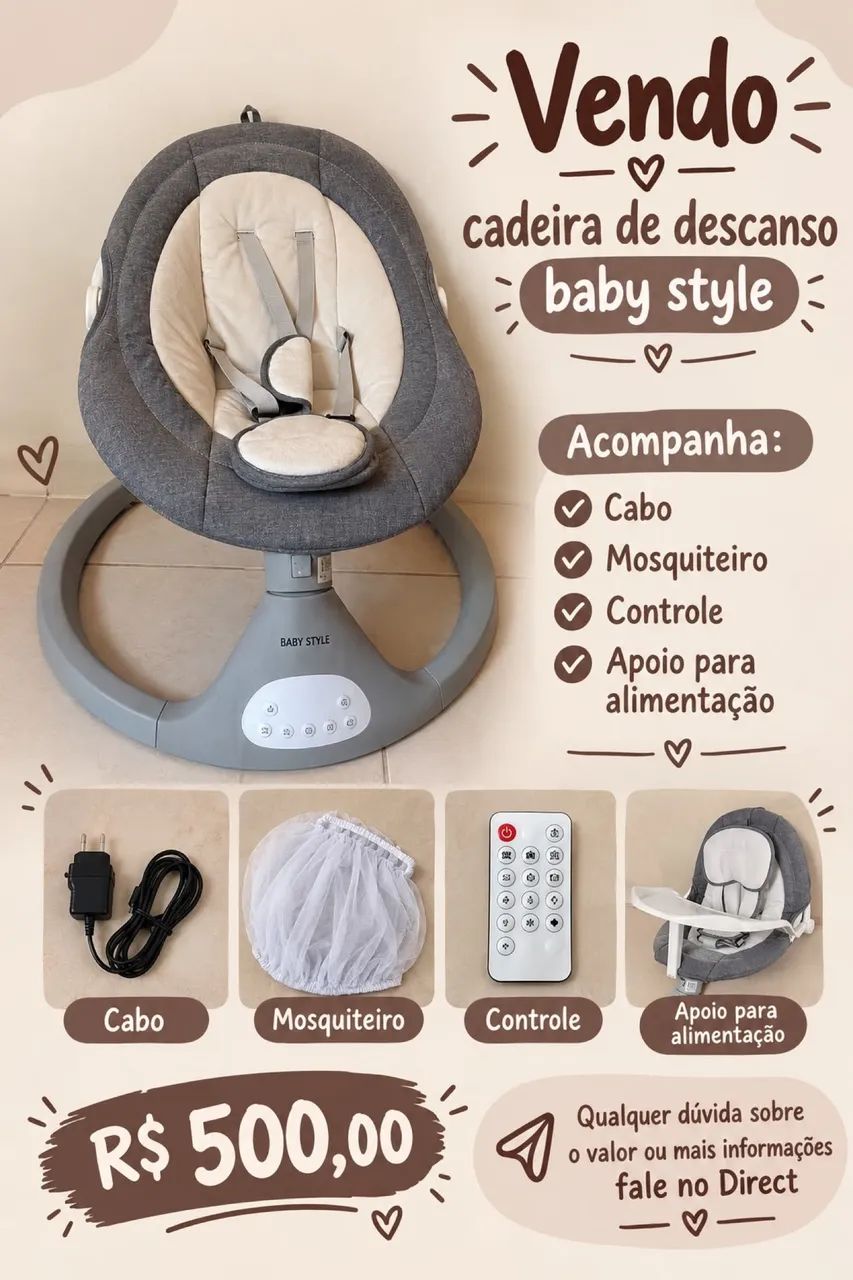CADEIRA DE DESCANSO BABY STYLE