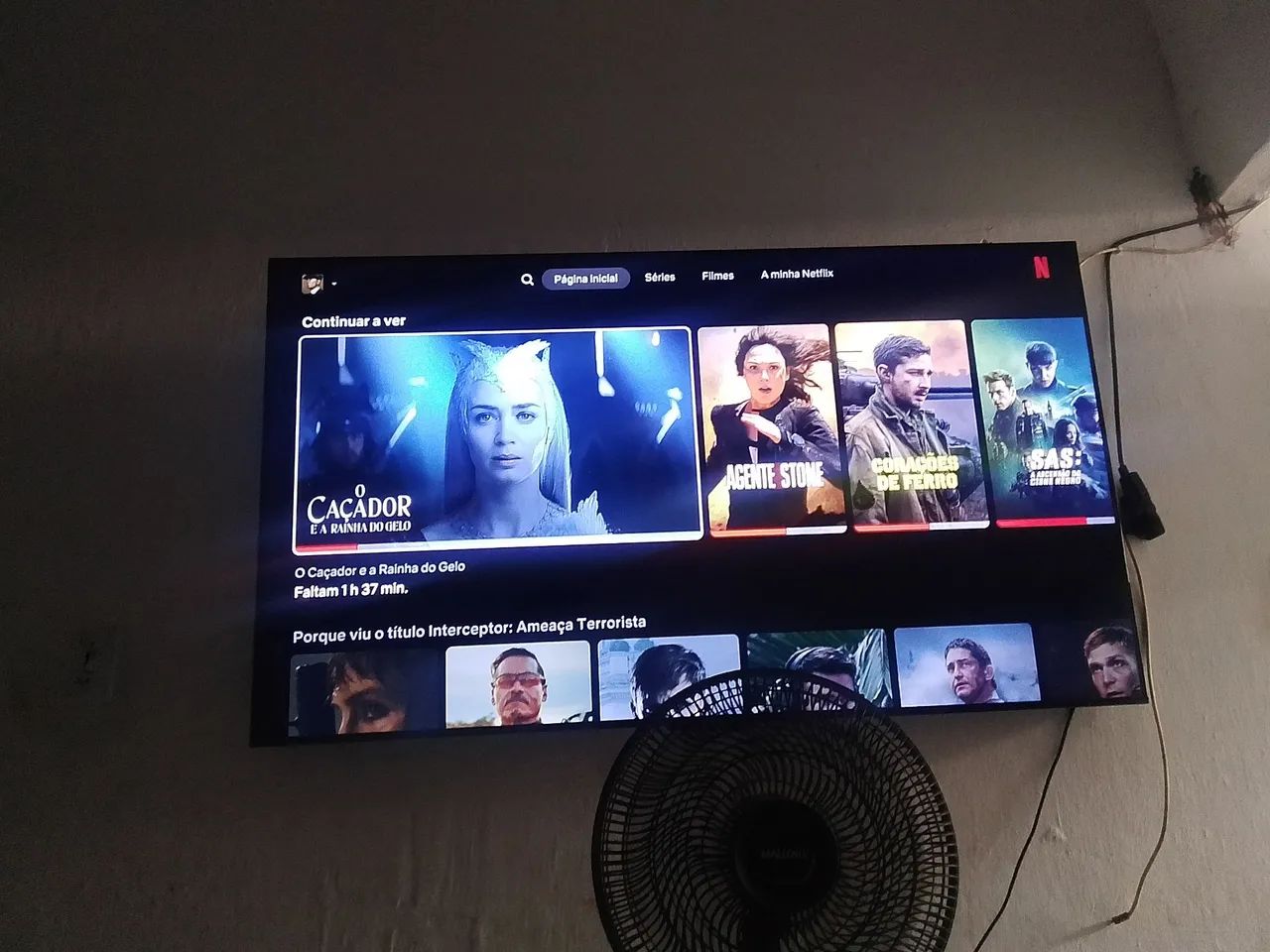 tv 75 polegadas Semp , 3 meses de uso 9 meses de garantia sem nem um problema, nota fiscal - Foto 2