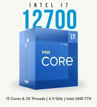 Processador Intel Core I7 12700 12ª Geração