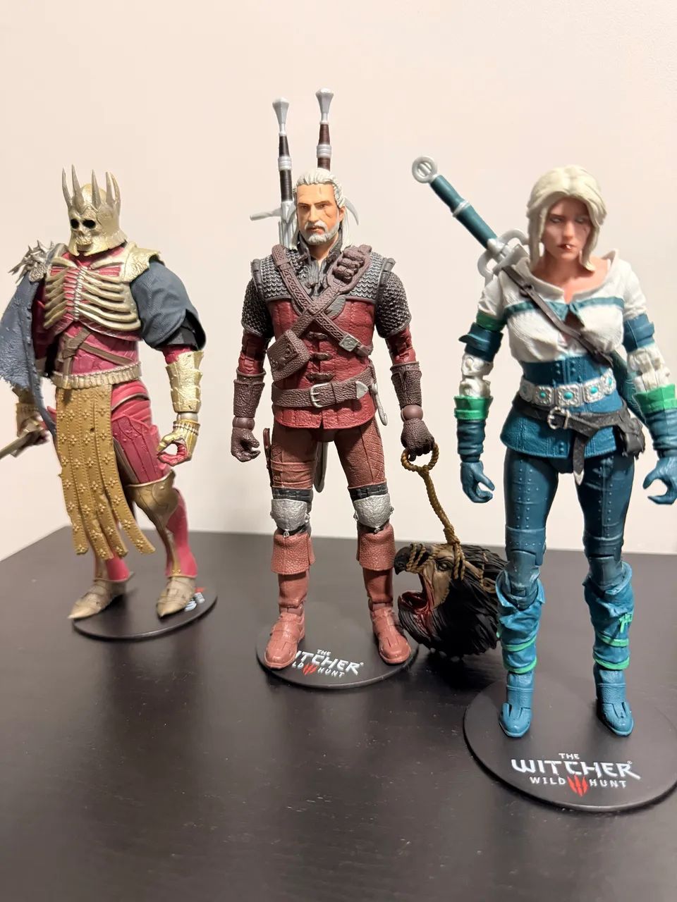 Trio figure the witcher - frete grátis wpp