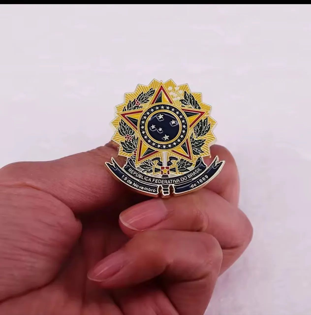 Broche brasão da República  - Foto 2