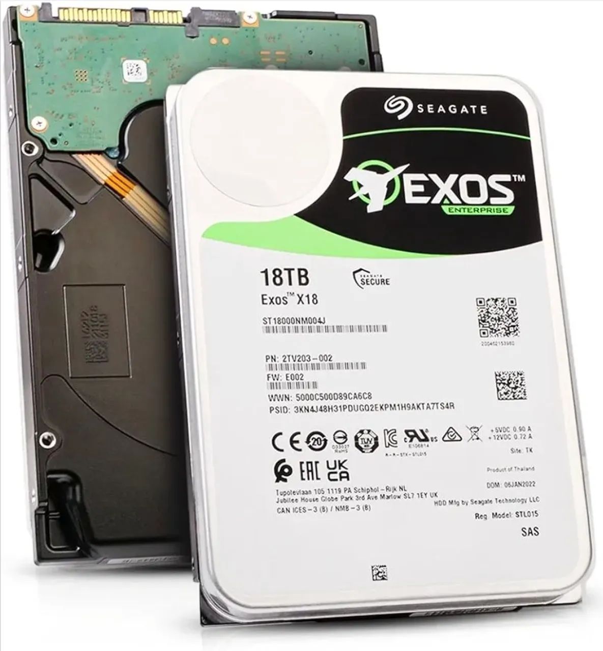 HD 18TB Seagate Exos X18 Enterprise - Armazenamento - Capão Raso