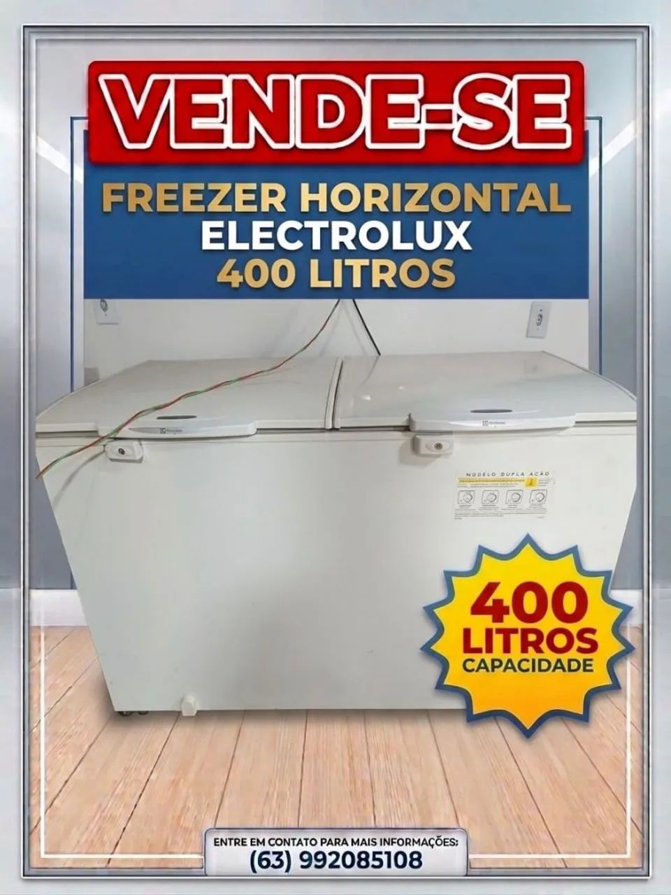 Freezer Excelente em Estado  - Foto 2