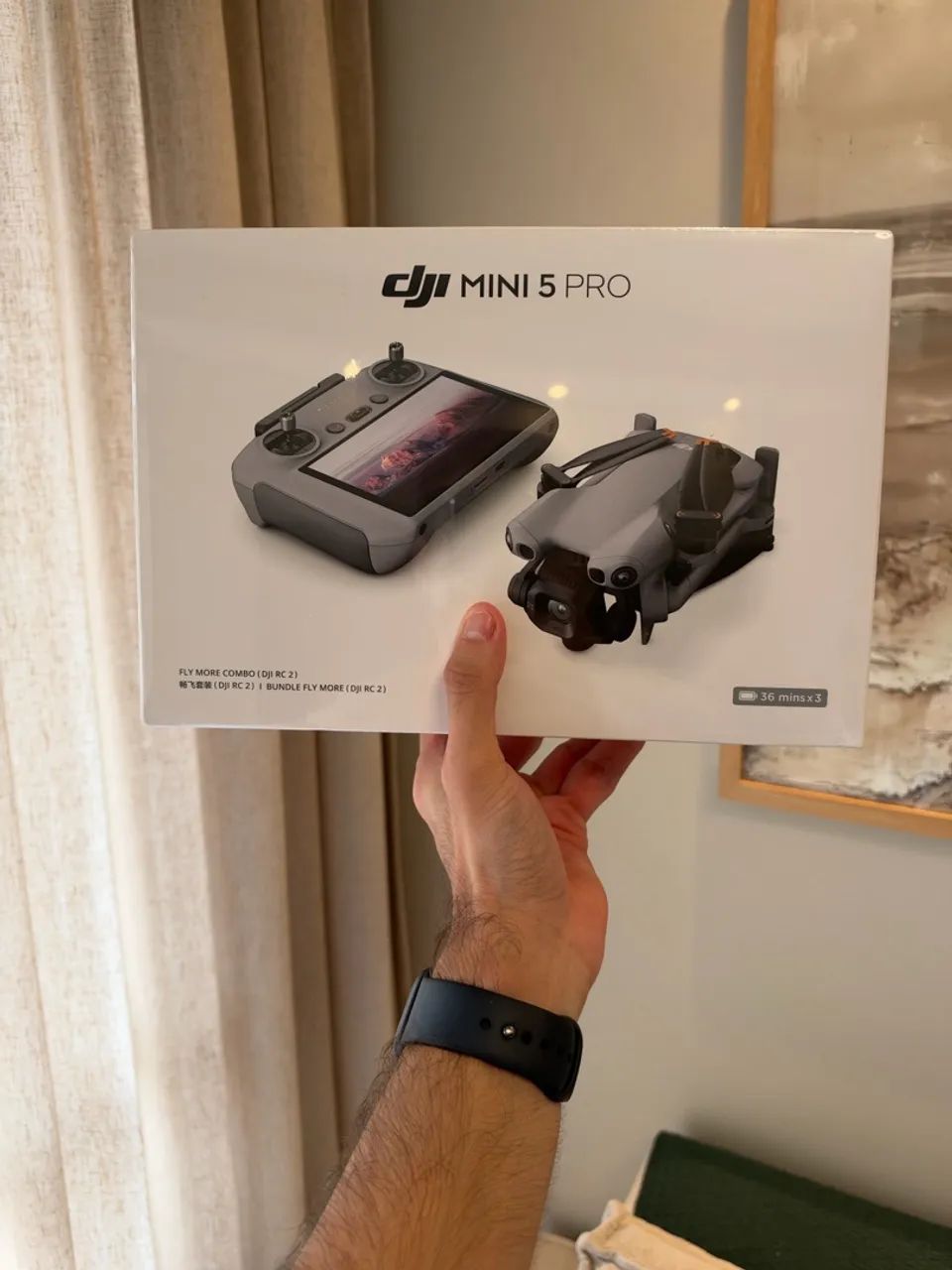 Dji mini 5 pro combo fly more com tela - lacrado - Foto 2