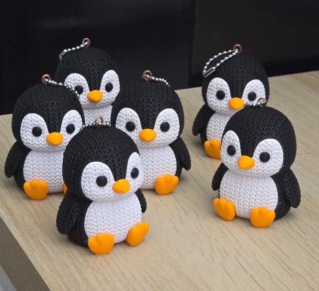 Lembrancinha Pinguim Plástico