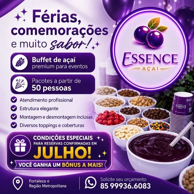 Açaí móvel para seu Evento! 
