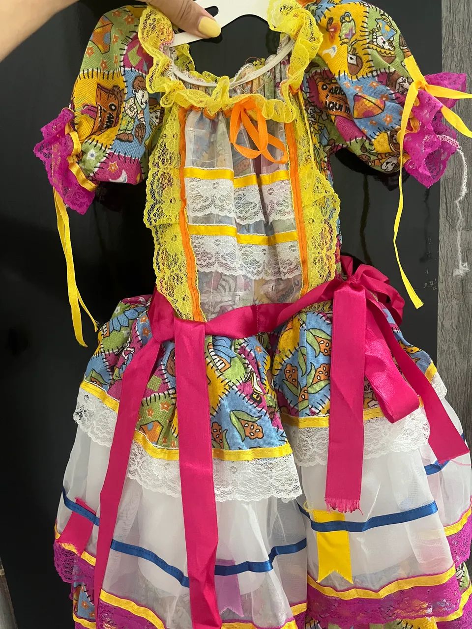  Vestido junino infantil  - Foto 2