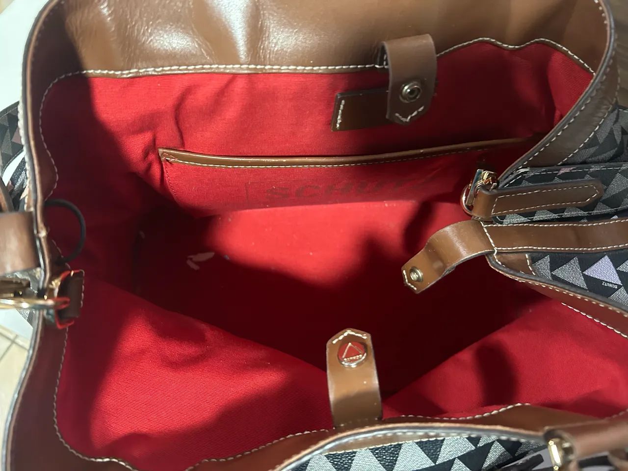 Bolsa Tote preta neo Emma Triangle - Foto 2