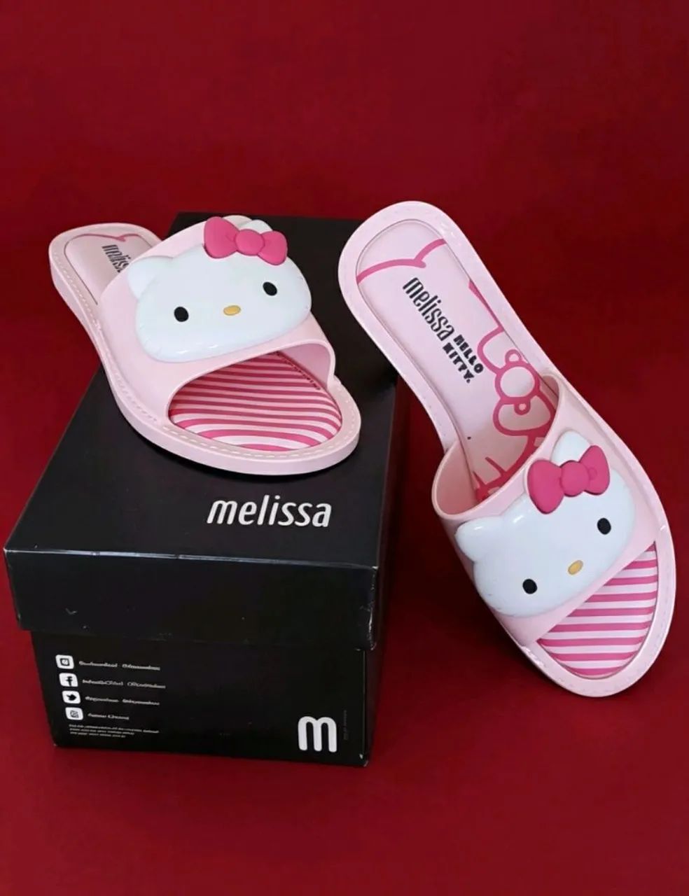 Chinelo hello Kitty Rosa 36 - Foto 4