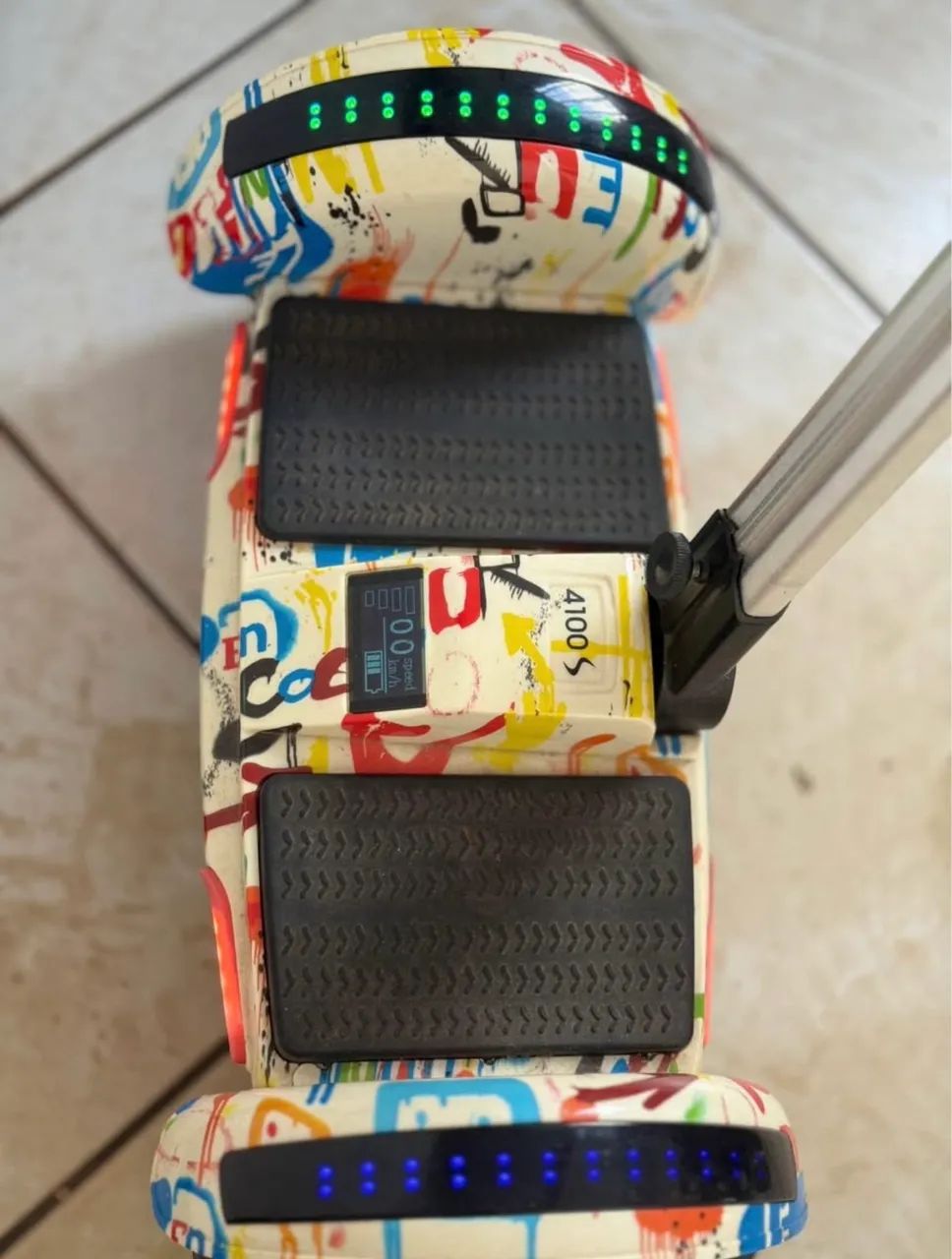 Vende-se HOVERBOARD FOSTON MODELO FS-4100S COM GUIDÃO - 10 POLEGADAS - Foto 2