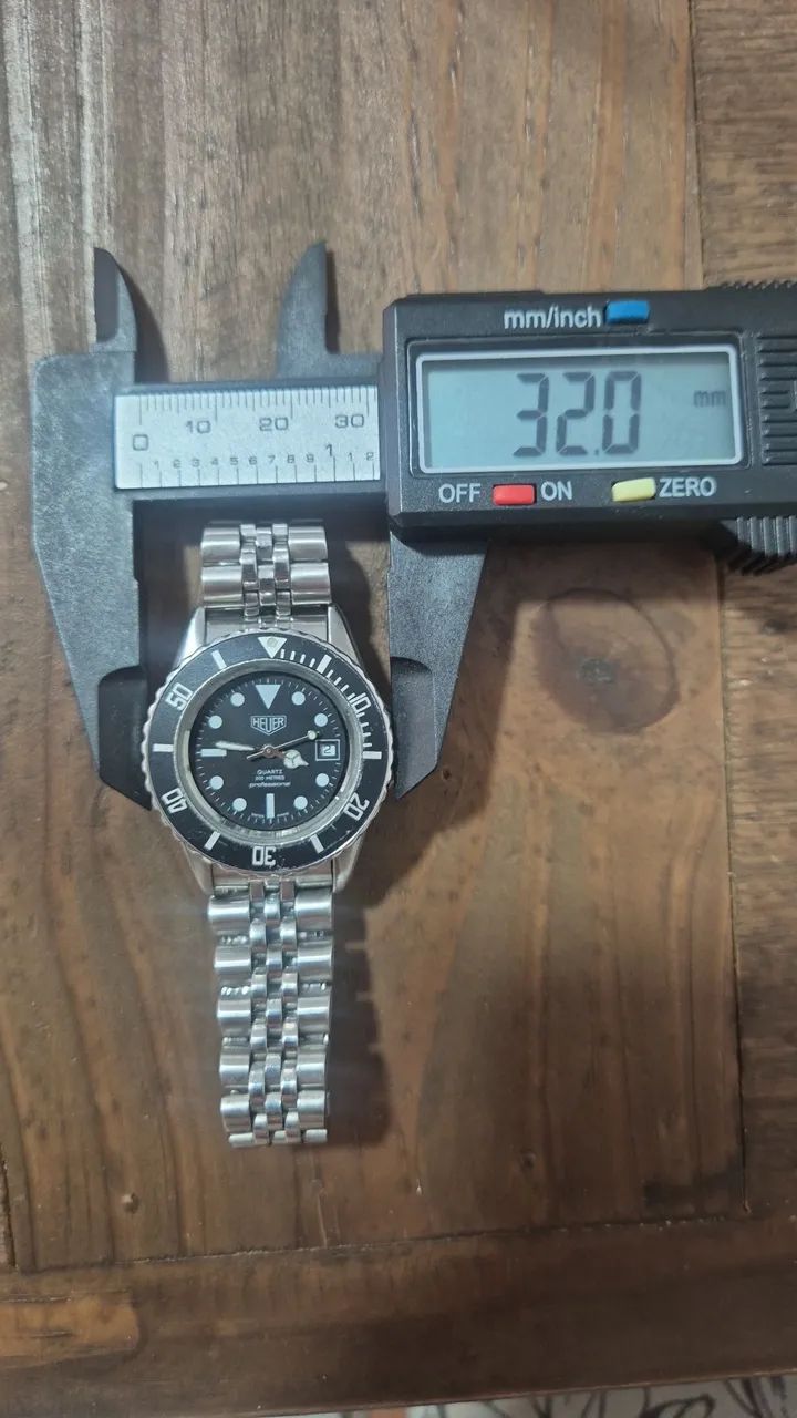 Relógio Heuer Professional 200M Vintage Pré-TAG Anos 80 - Foto 5