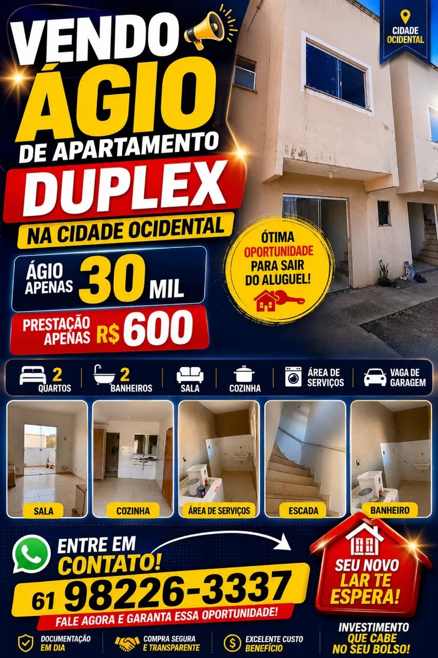 Ágio de Apartamento Duplex Ocidental