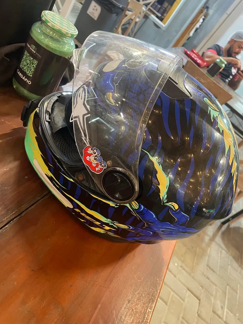 Capacete helt (tamanho 60) - Foto 5