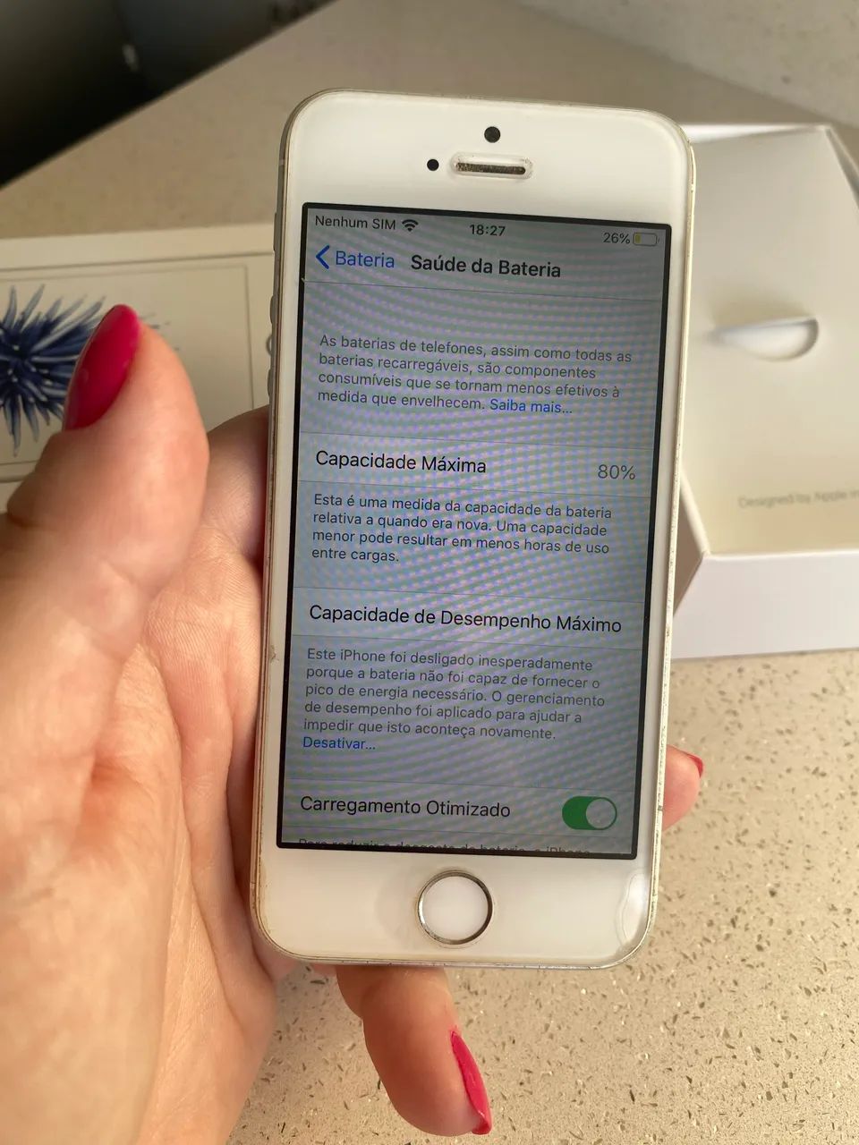 iPhone SE branco  - Foto 2