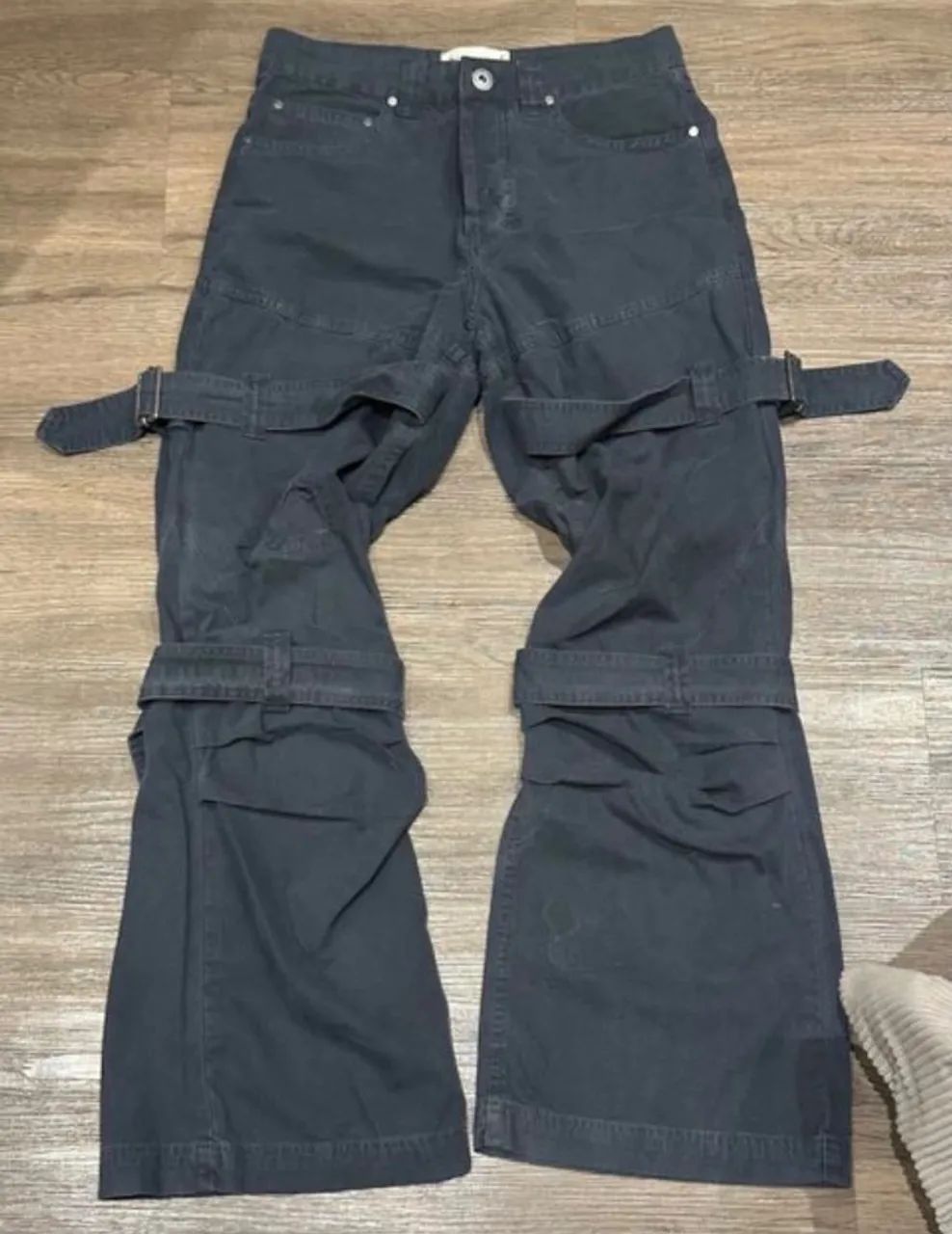 Calça egho flare - cinza