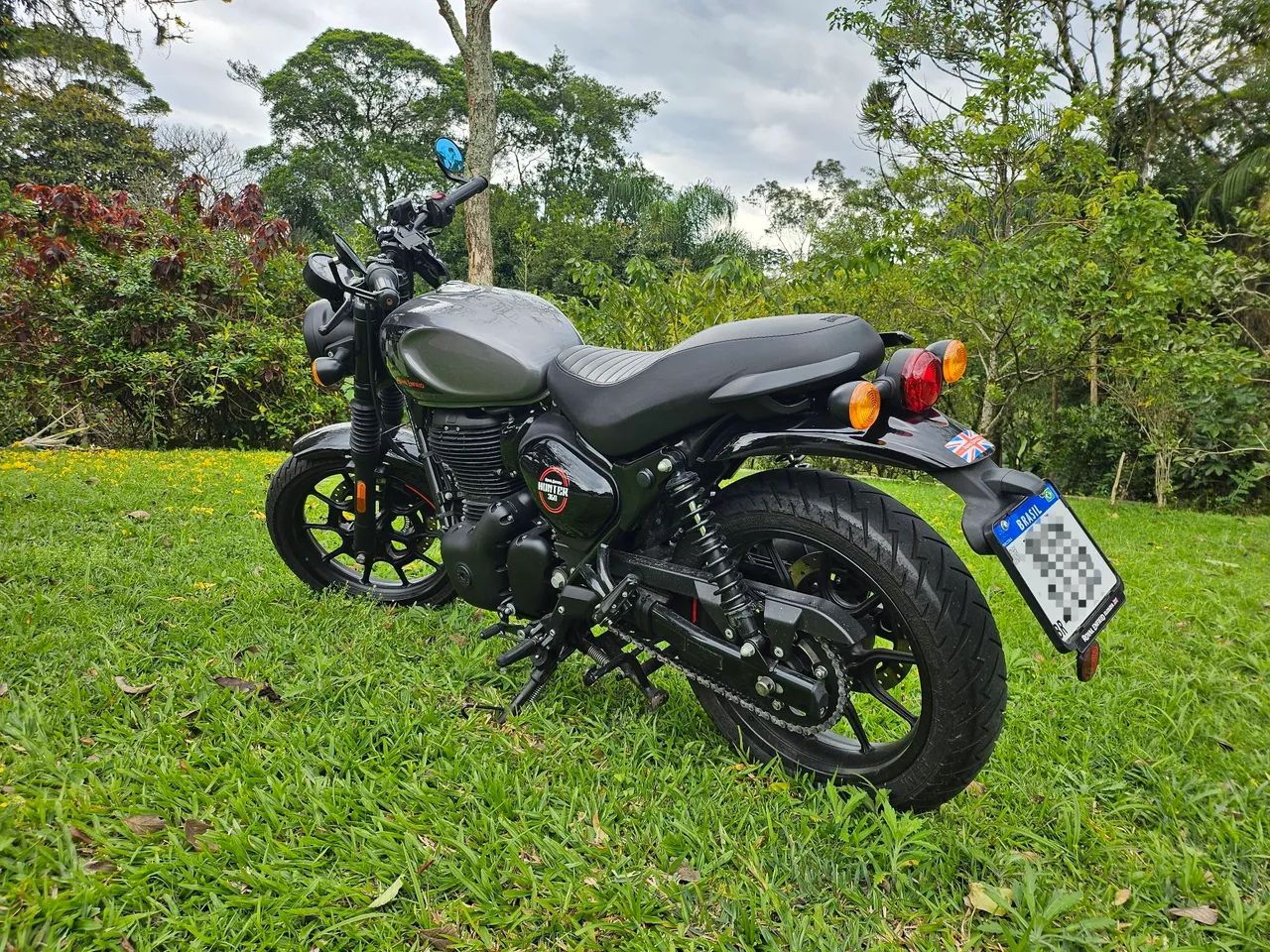Royal Enfield Hunter 350cc cinza 2024 - Foto 4
