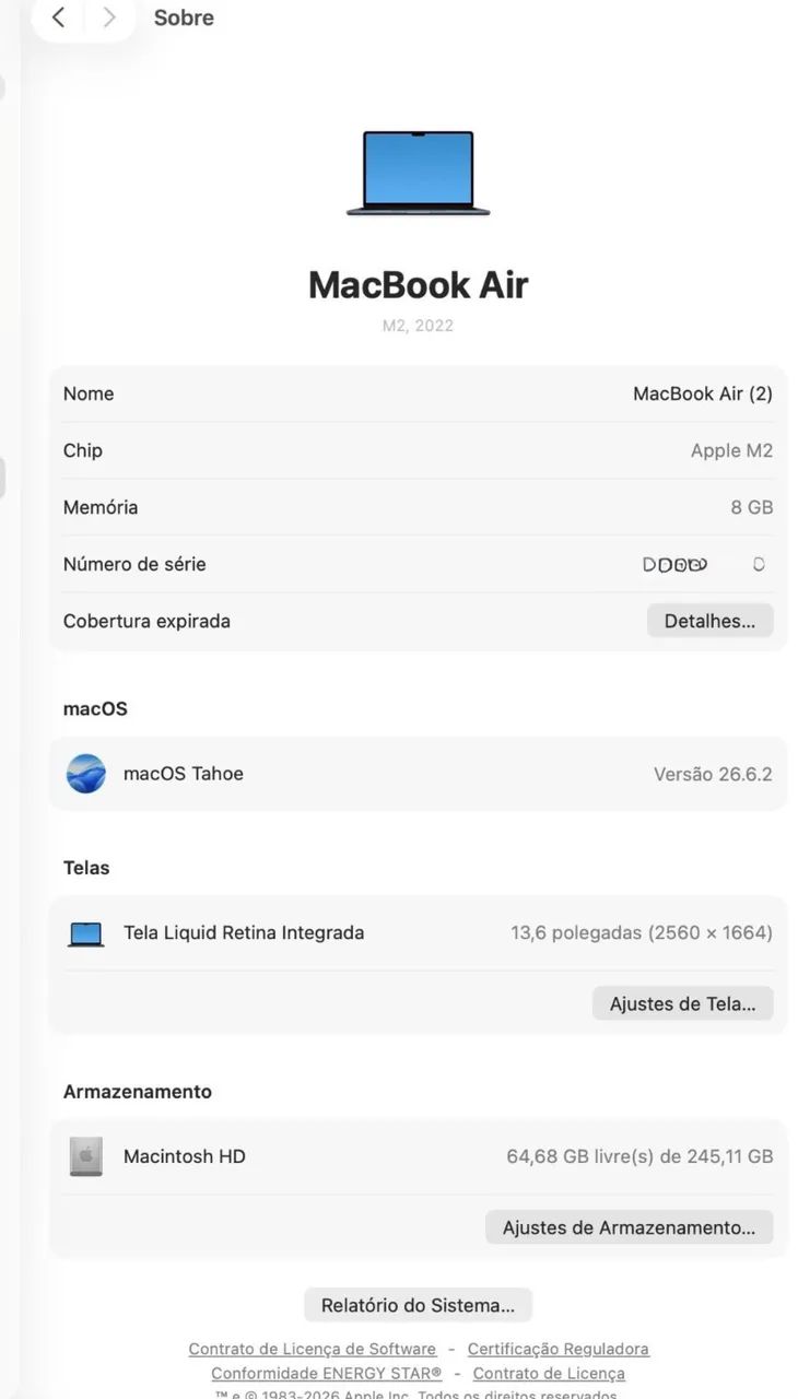 MacBook M2 - Pouco usado - Foto 5