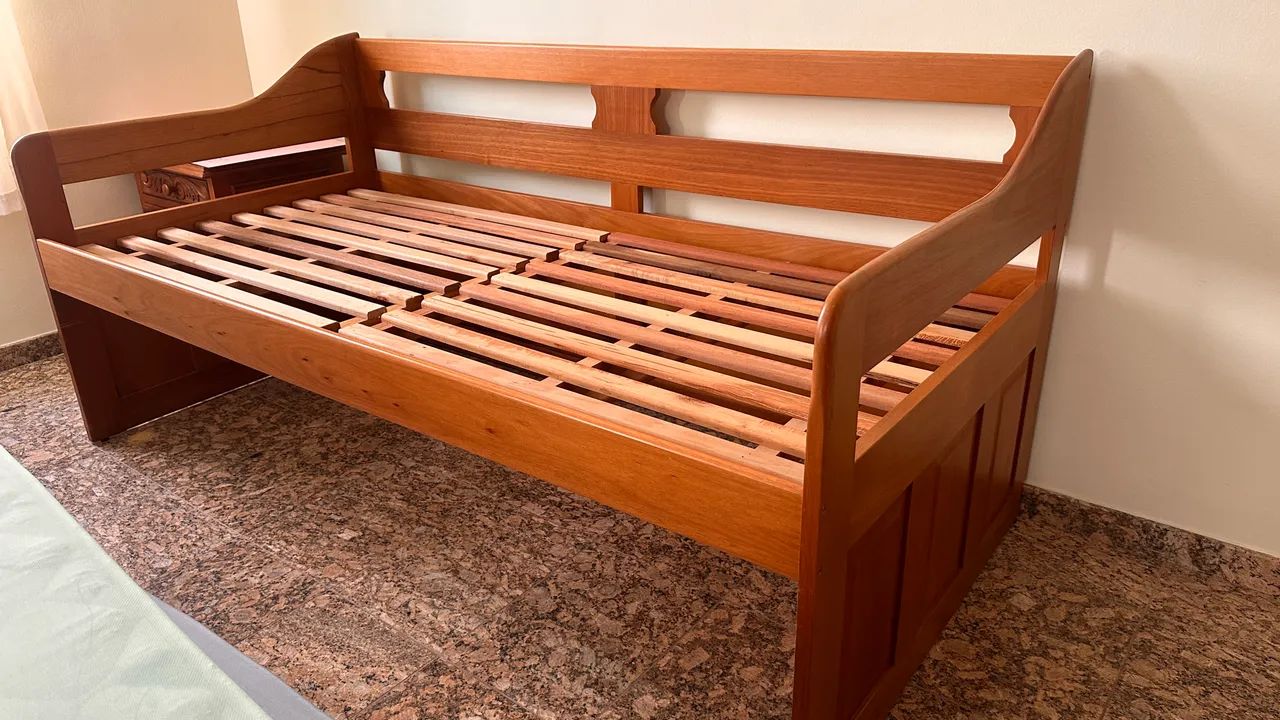 Cama Bicama madeira maciça de marcenaria  - Foto 3