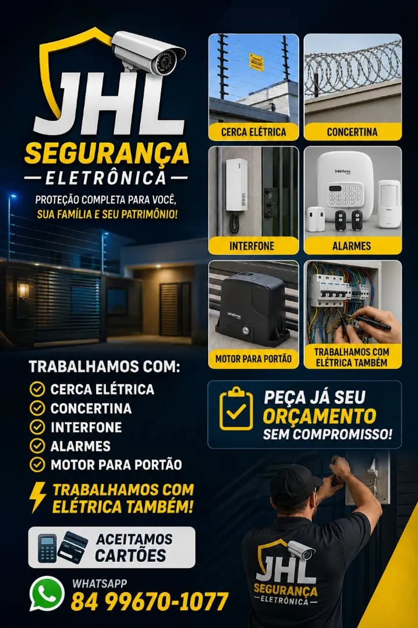 JHL SEGURANÇA ELETRÔNICA 