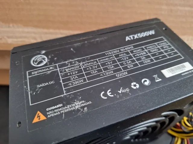 FONTE ATX 500W - Foto 2